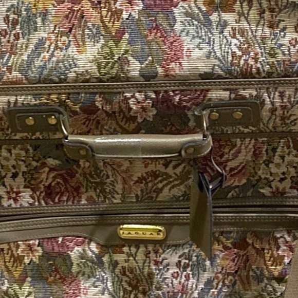 Jaguar Bags Vintage Jaguar Tapestry Folding Garment Bag Poshmark